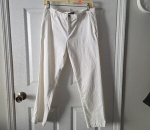 Nautica Women's Crisp White Cropped Jeans